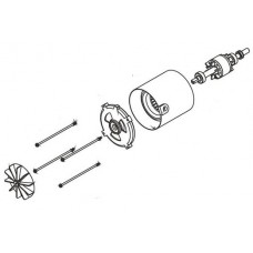 MOTOR DA BOMBA PRESSURIZADORA KOMECO TP 820/825 (DA HELICE AO ROTOR)
